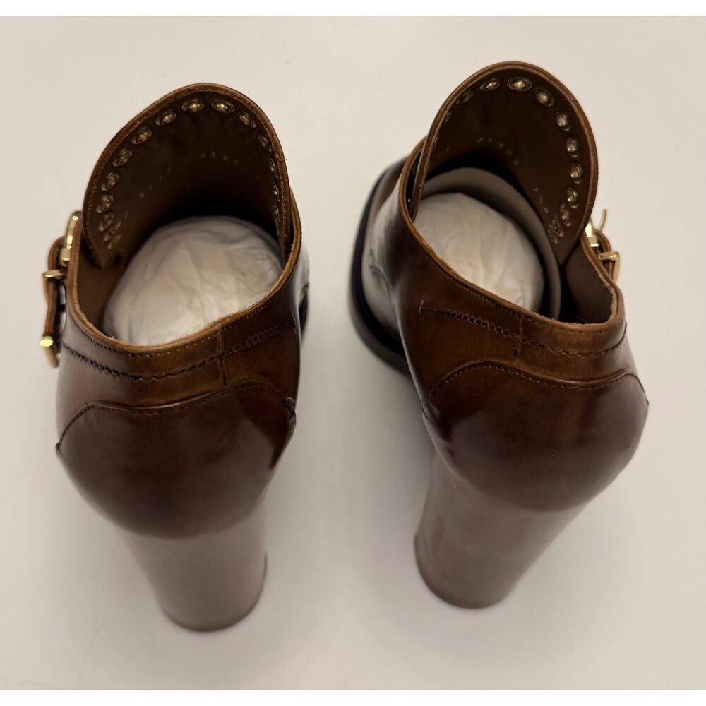 Salvatore Ferragamo "Nevers" Leather Ankle Boots US Women Size 7 1/2 M - Picture 6 of 12